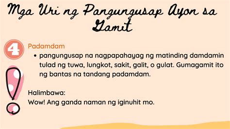 Pangungusap na may padamdam: Kahulugan, Bantas, .